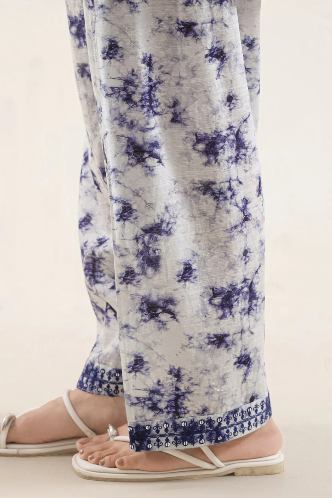 Printed Embroidered Khaddar Stitched 2 Piece (Shirt/Trouser) - Image 5