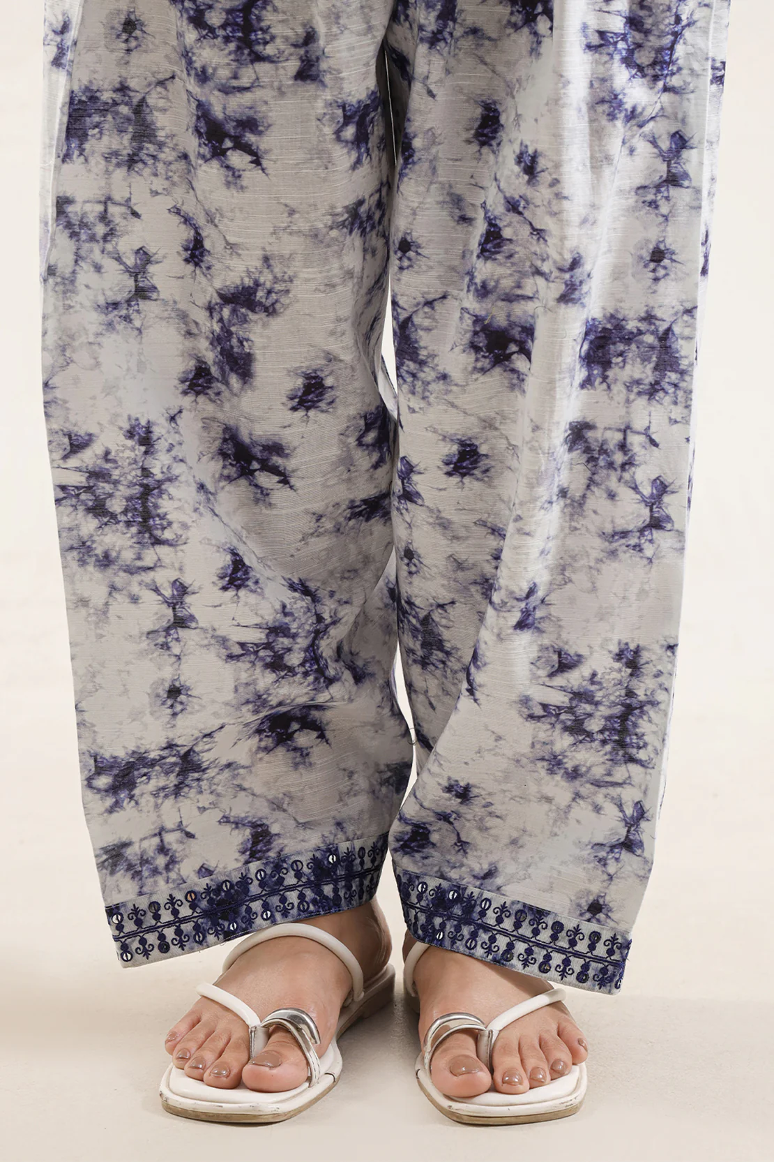 Printed Embroidered Khaddar Stitched 2 Piece (Shirt/Trouser) - Image 6