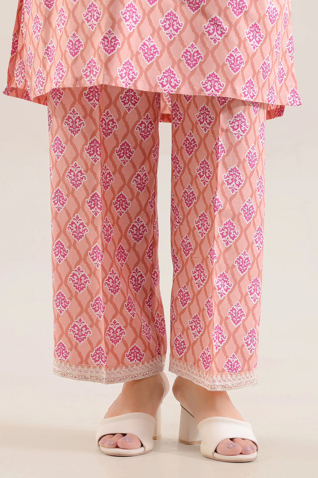 Printed Embroidered Lawn Stitched 2 Piece (Shirt/Trouser) - Image 5