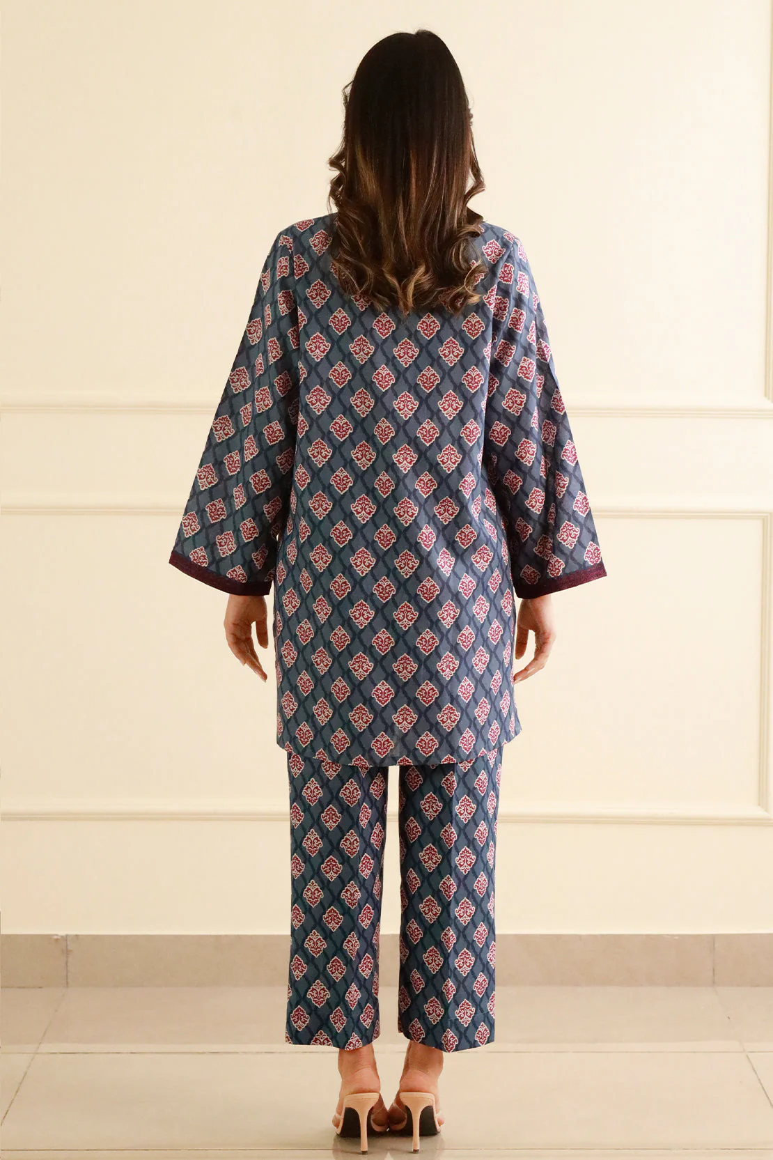 Printed Embroidered Lawn Stitched 2 Piece (Shirt/Trouser) - Image 7