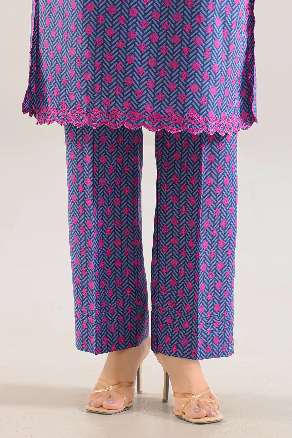 Printed Embroidered Lawn Stitched 2 Piece (Shirt/Trouser) - Image 5