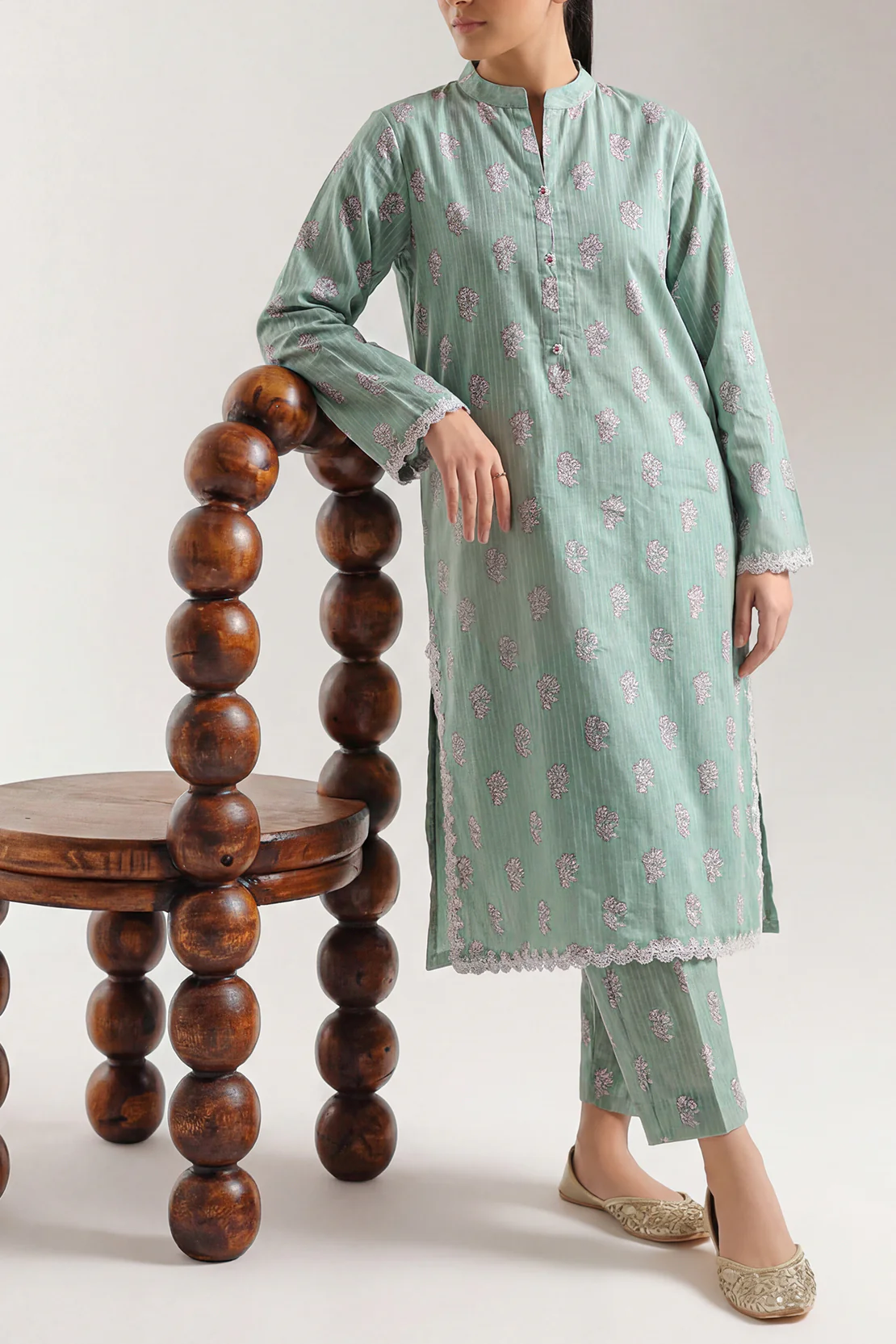 Printed Embroidered Lawn Stitched 2 Piece (Shirt/Trouser)