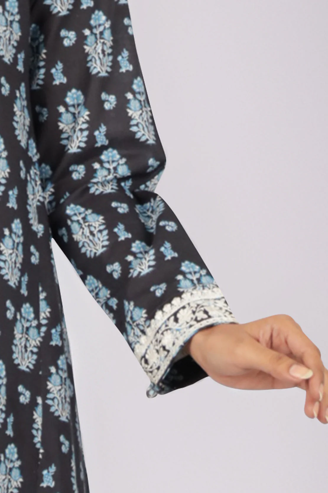 Printed Embroidered Lawn Stitched 3 Piece - Image 3