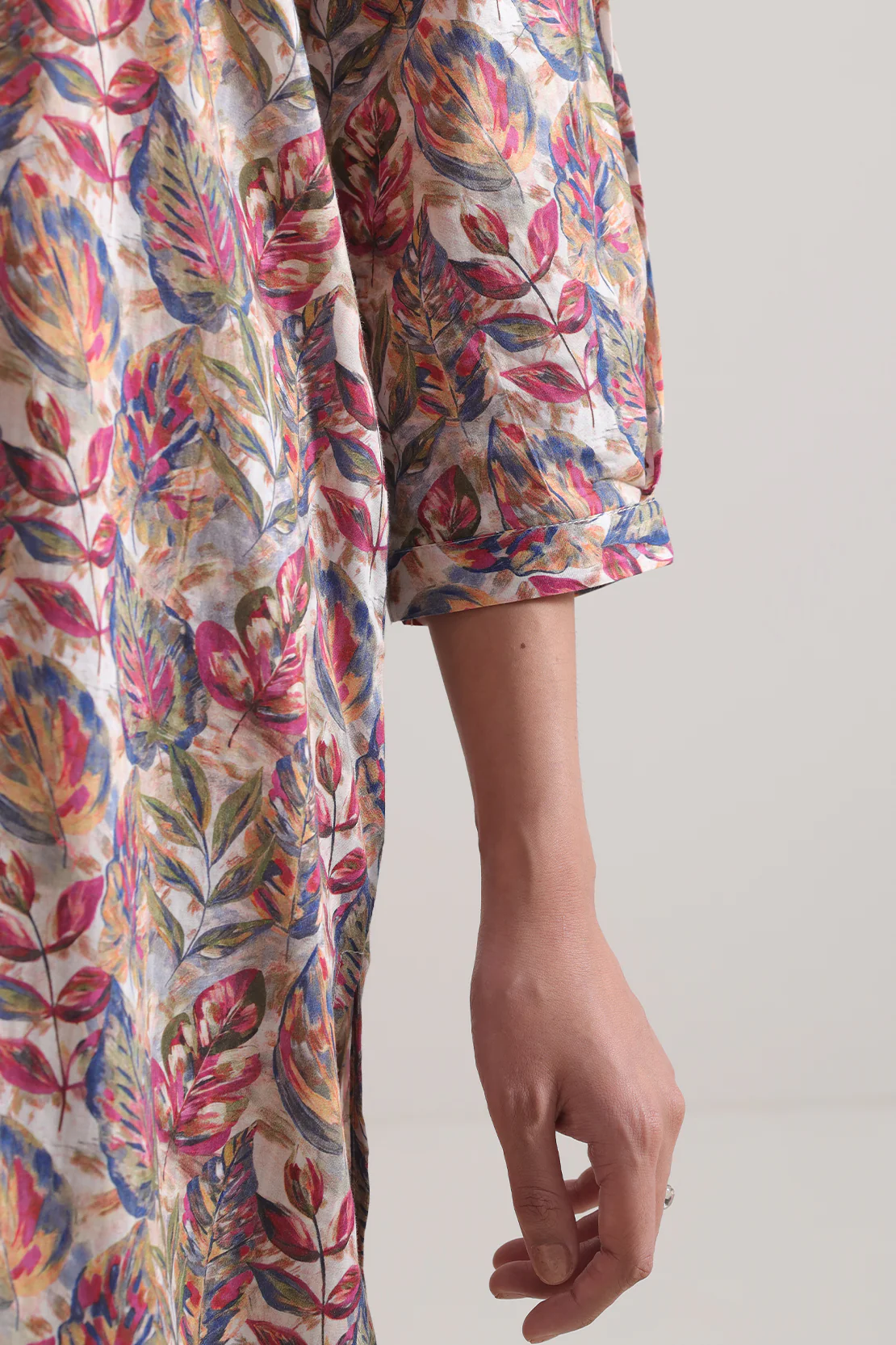 Printed Embroidered Lawn Stitched Shirt - Image 5