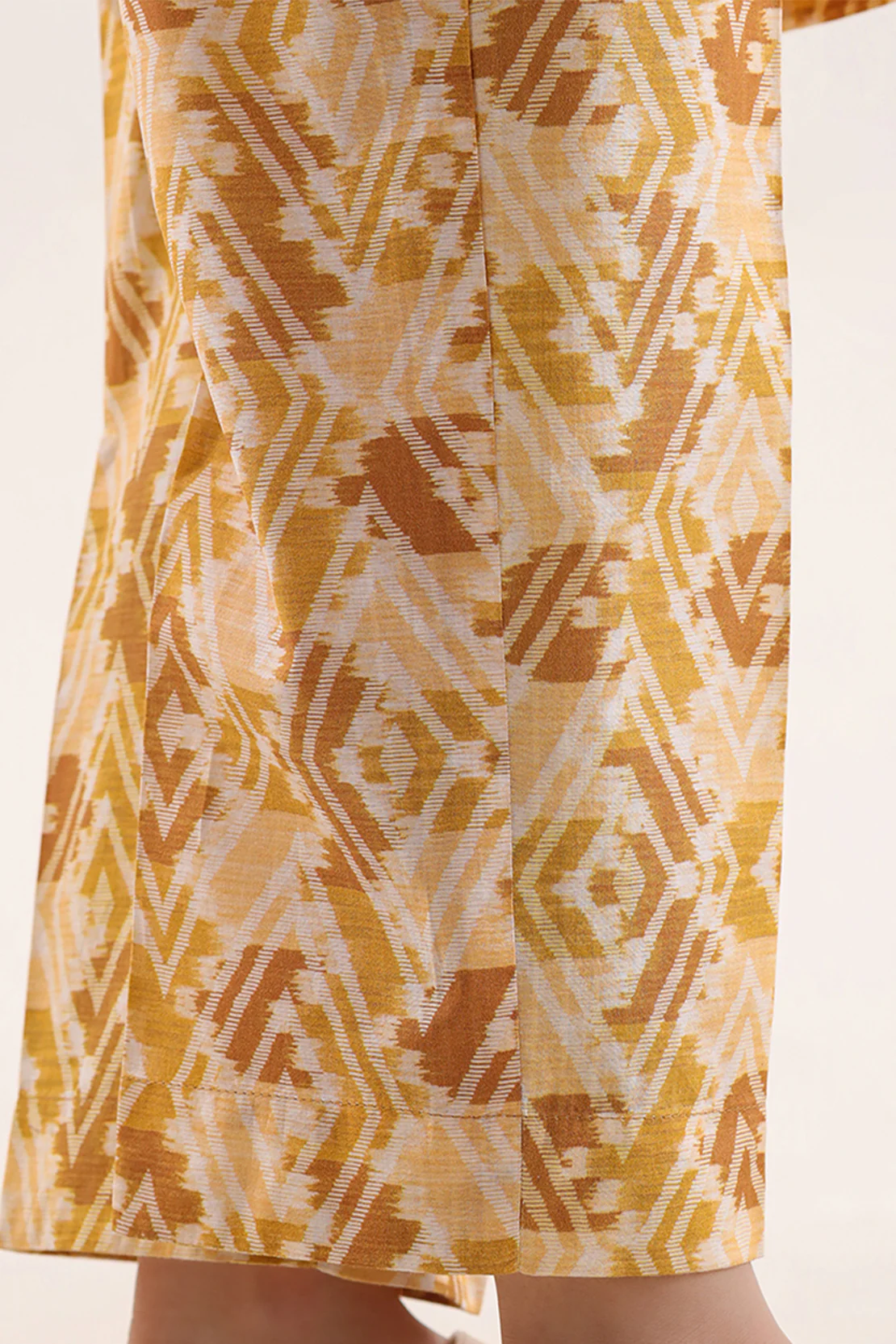 Printed Embroidered Self Strip Lawn Stitched 2 Piece (Shirt/Trouser) For Kids - Image 5