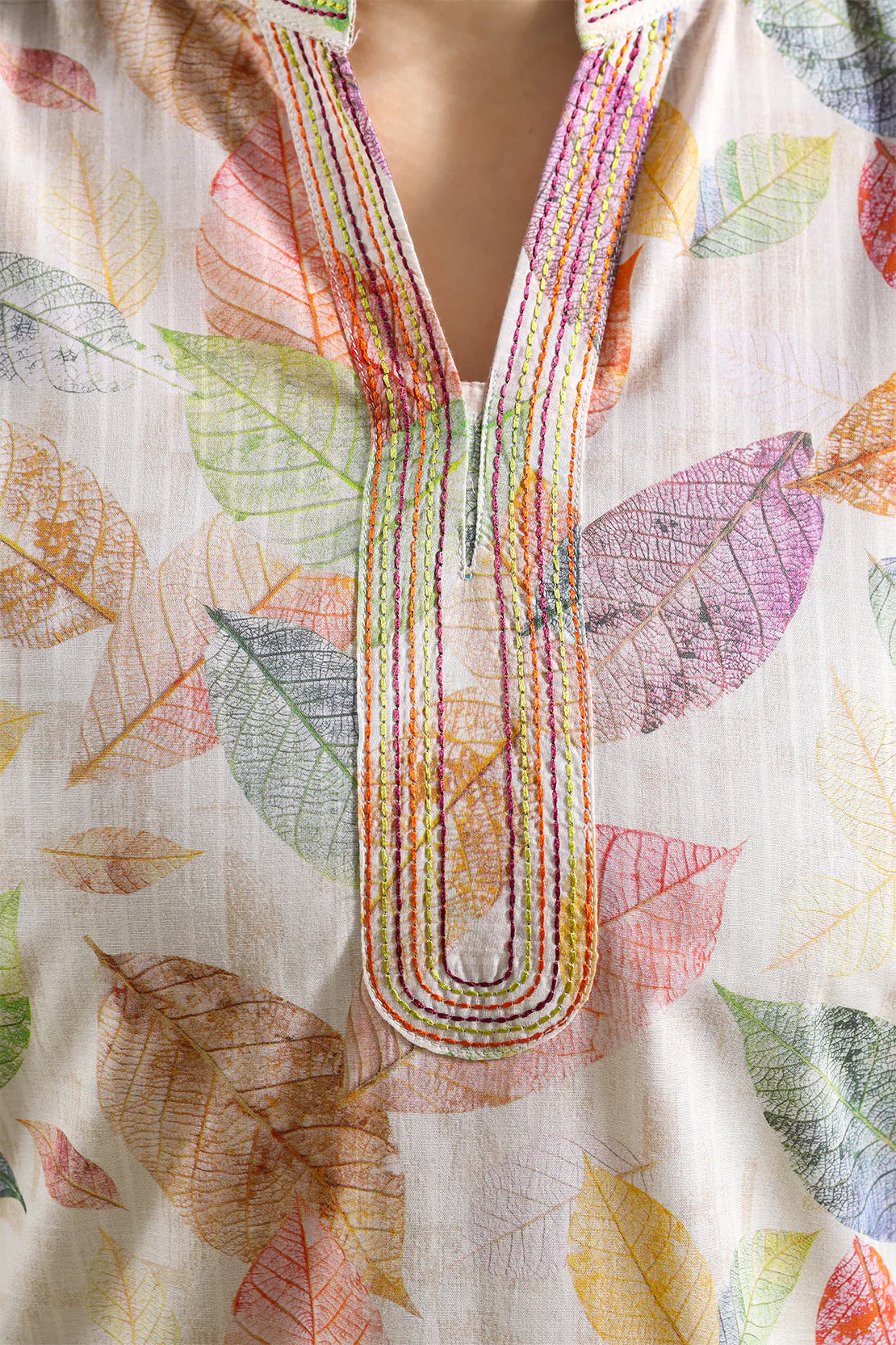 Printed Embroidered Self Strip Lawn Stitched 2 Piece (Shirt/Trouser) - Image 3