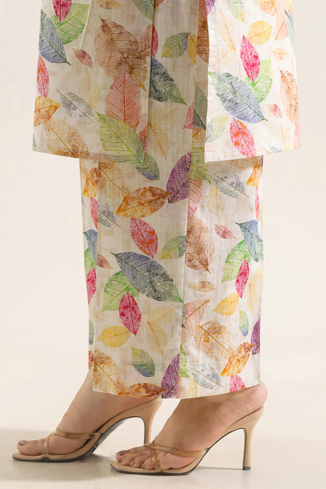 Printed Embroidered Self Strip Lawn Stitched 2 Piece (Shirt/Trouser) - Image 6