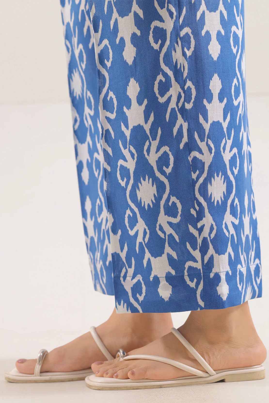 Printed Embroidered Silk Touch Stitched 2 Piece (Shirt/Trouser) - Image 6
