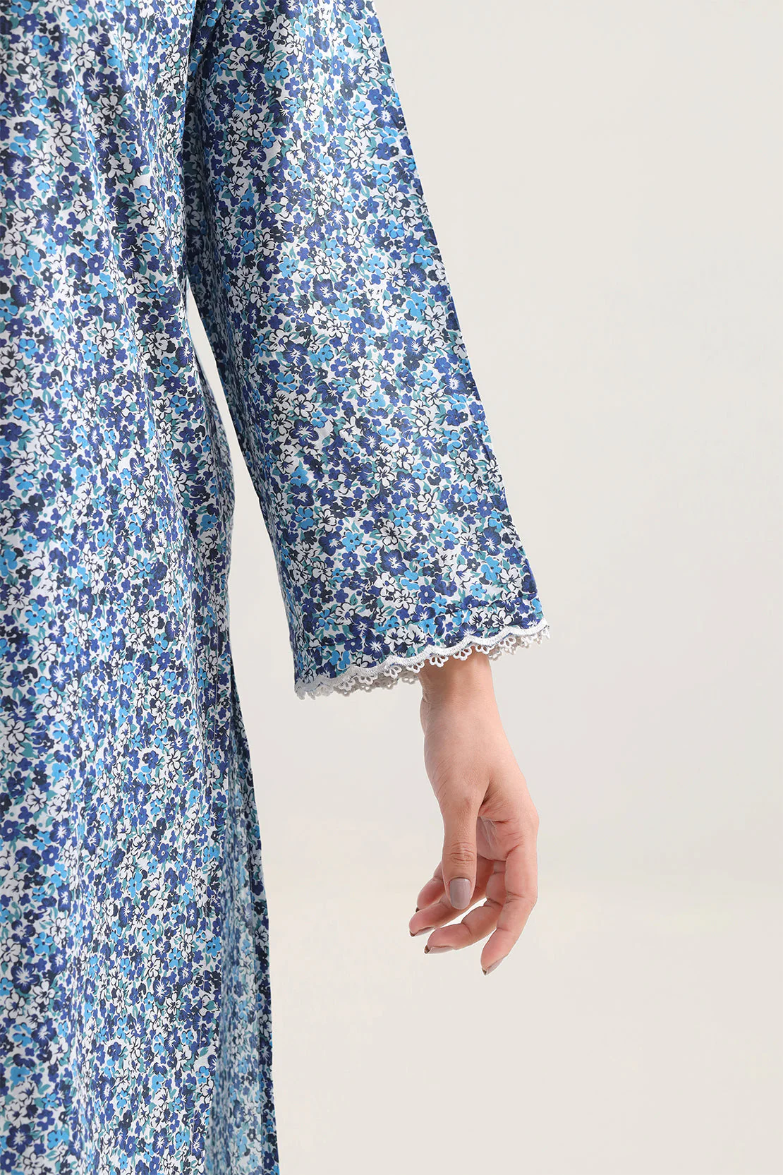 Printed Embroidered Strip Lawn Stitched 2 Piece (Shirt/Trouser) - Image 4