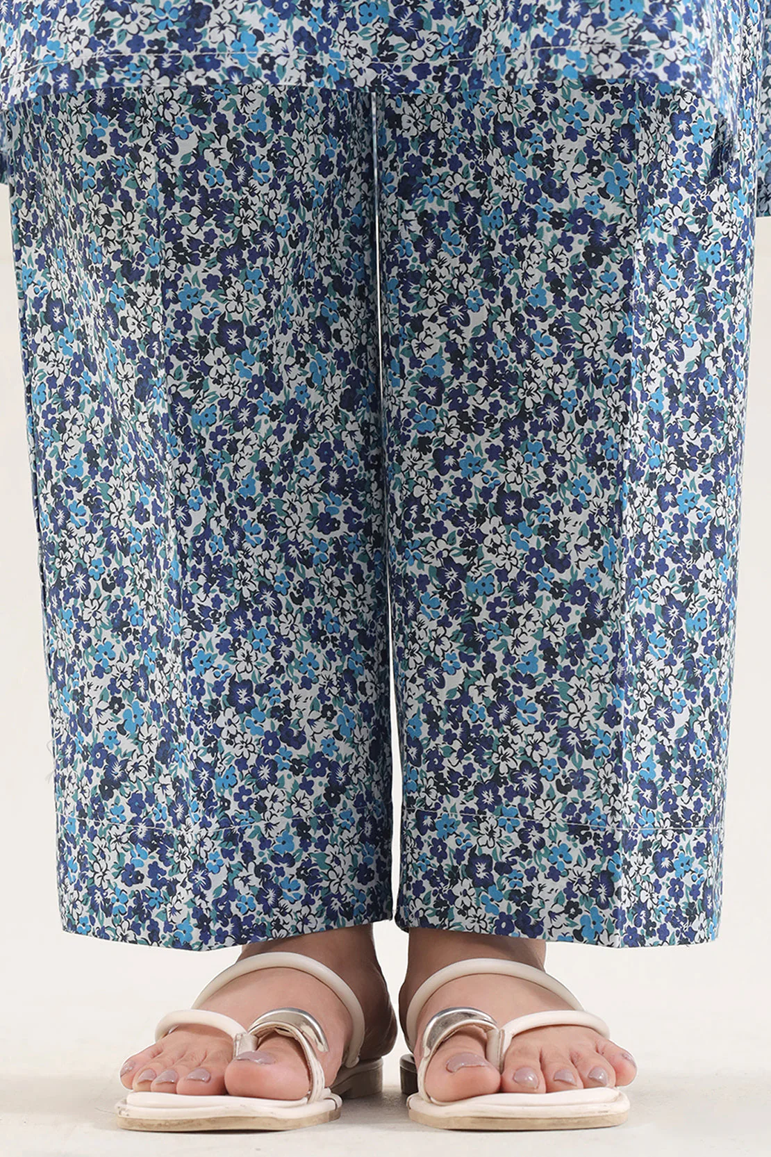 Printed Embroidered Strip Lawn Stitched 2 Piece (Shirt/Trouser) - Image 5