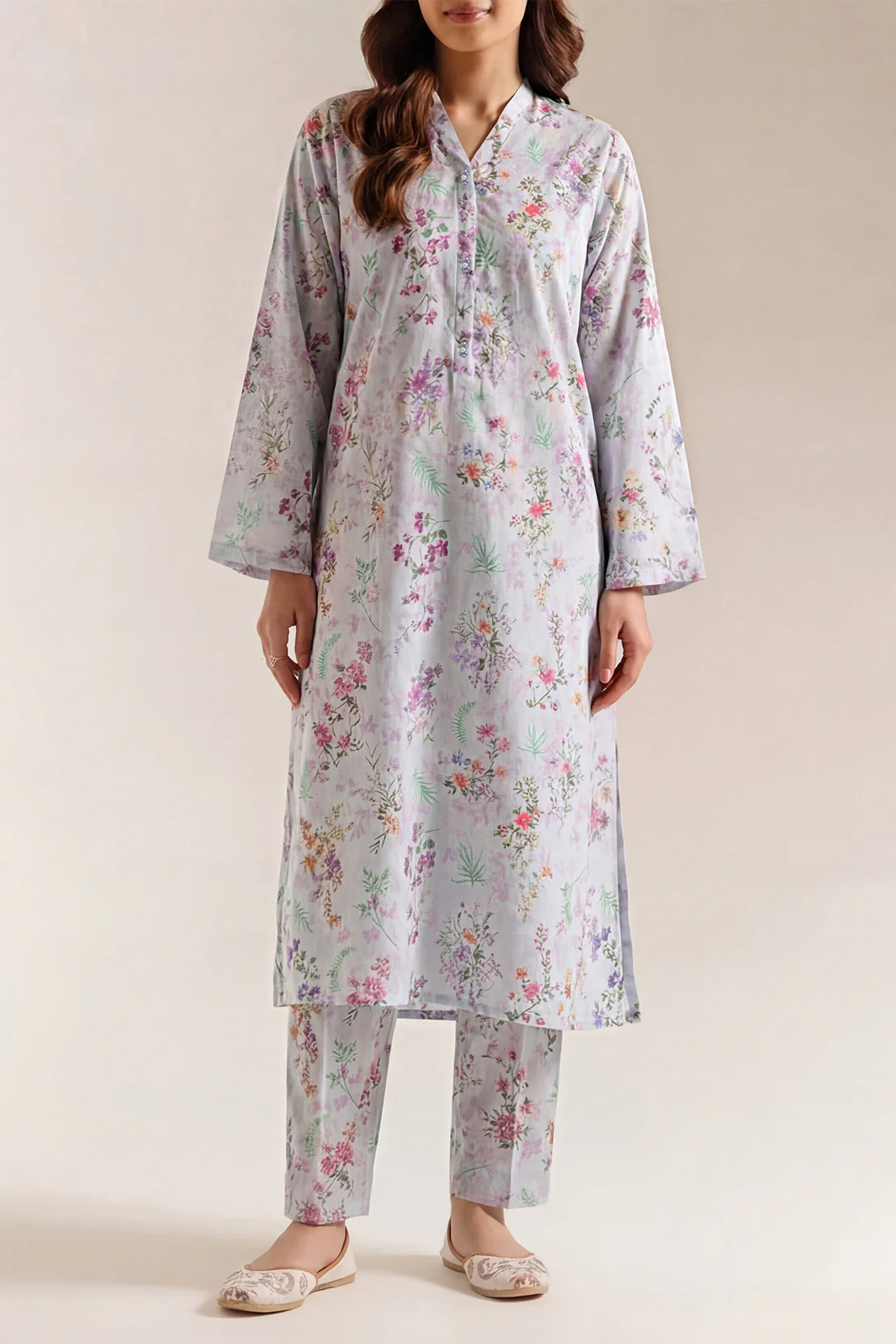 Printed Karandi Stitched 2 Piece (Shirt/Trouser) - Image 2