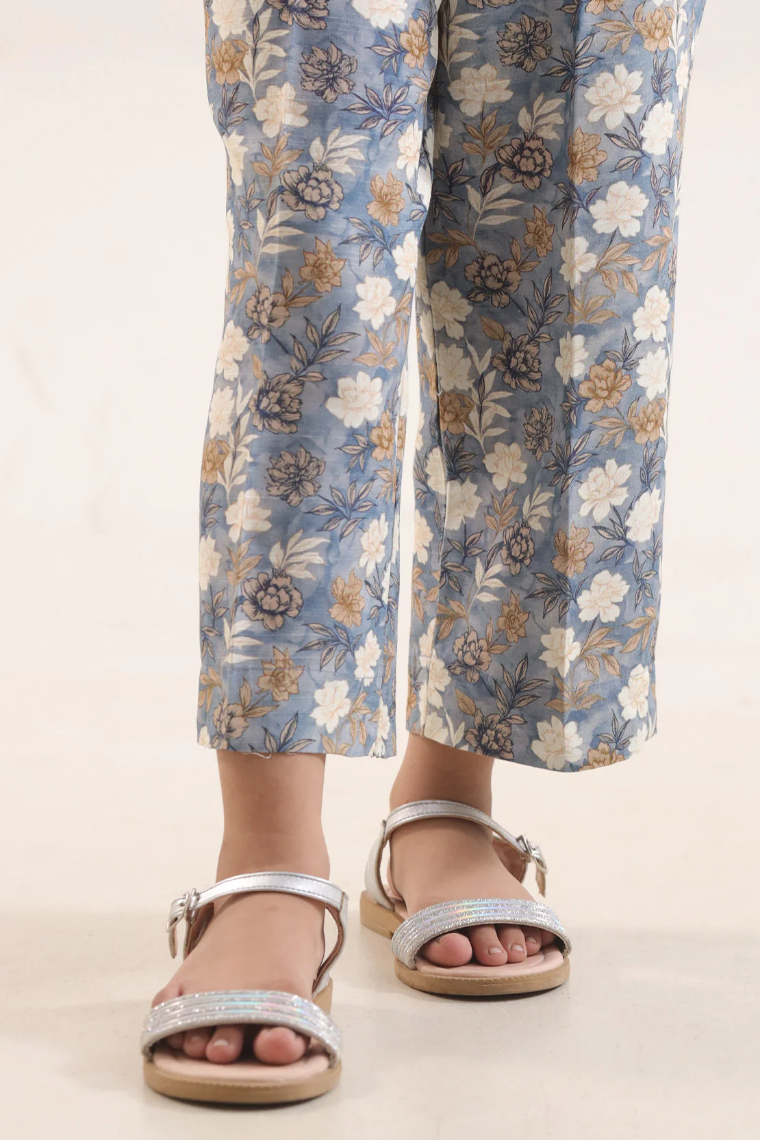 Printed Khaddar Pant for kids - Image 2