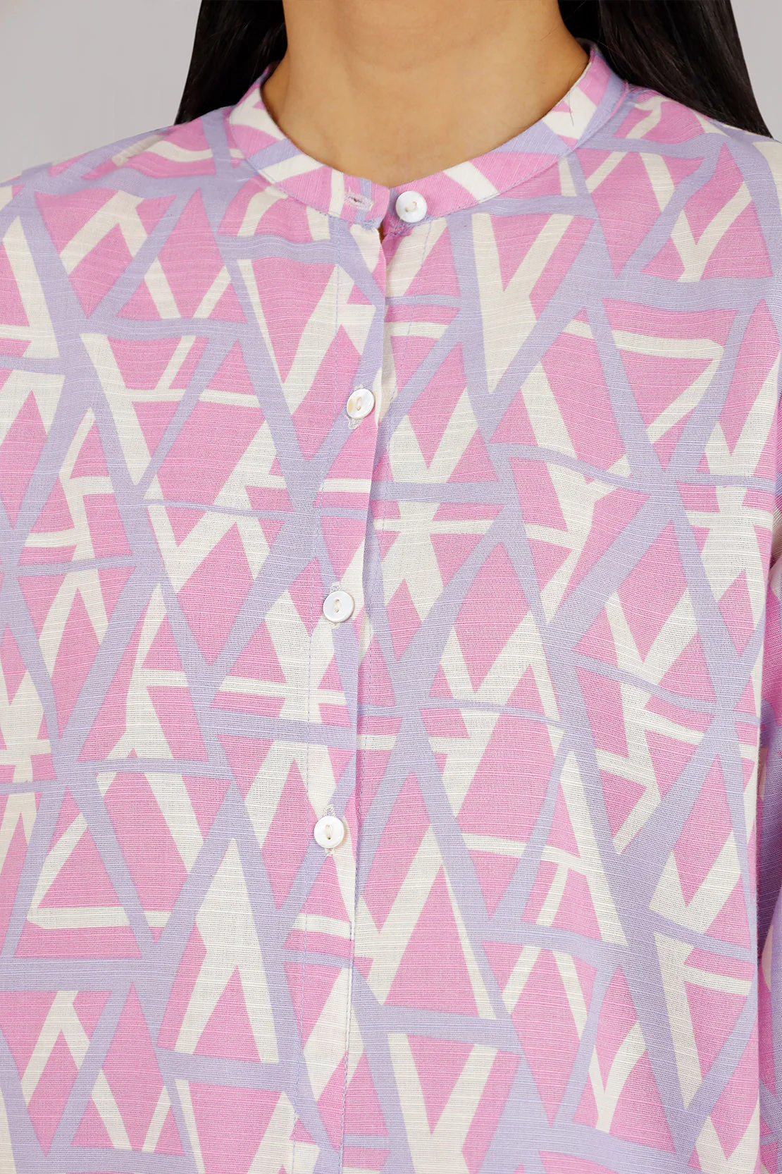Printed Khaddar Stitched 2 Piece (Shirt/Trouser) - Image 4