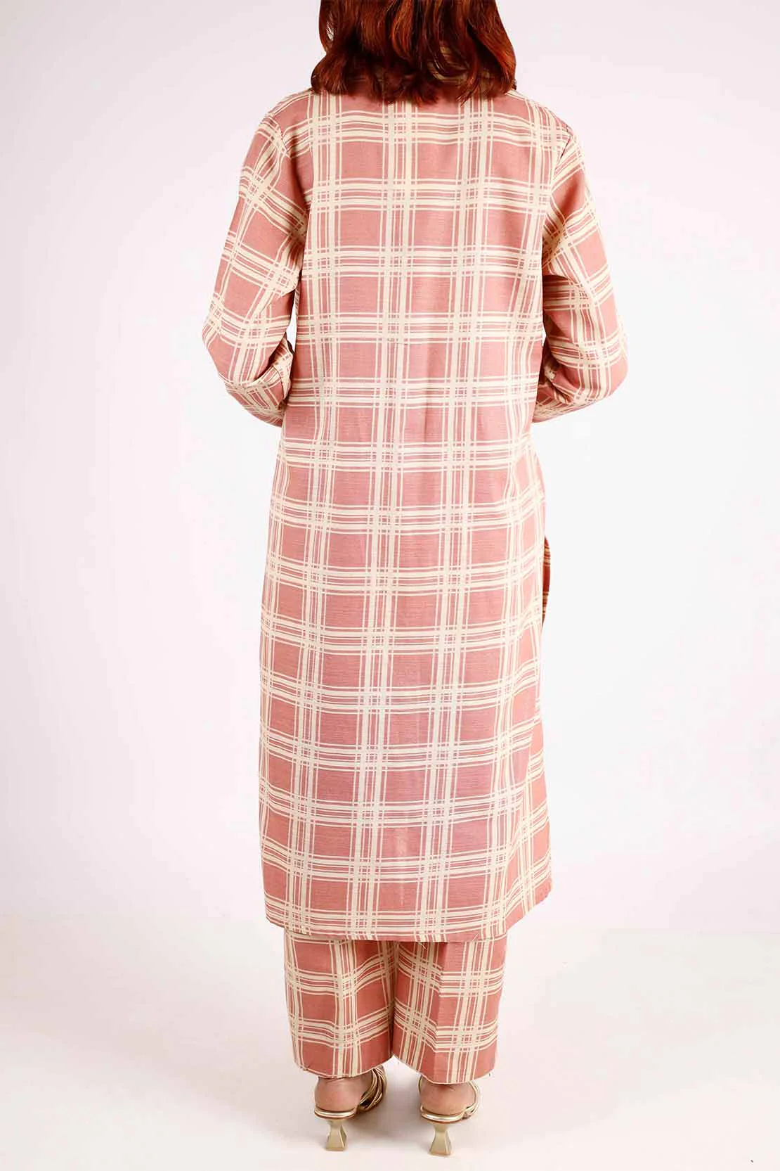 Printed Khaddar Stitched 2 Piece (Shirt/Trouser) - Image 3