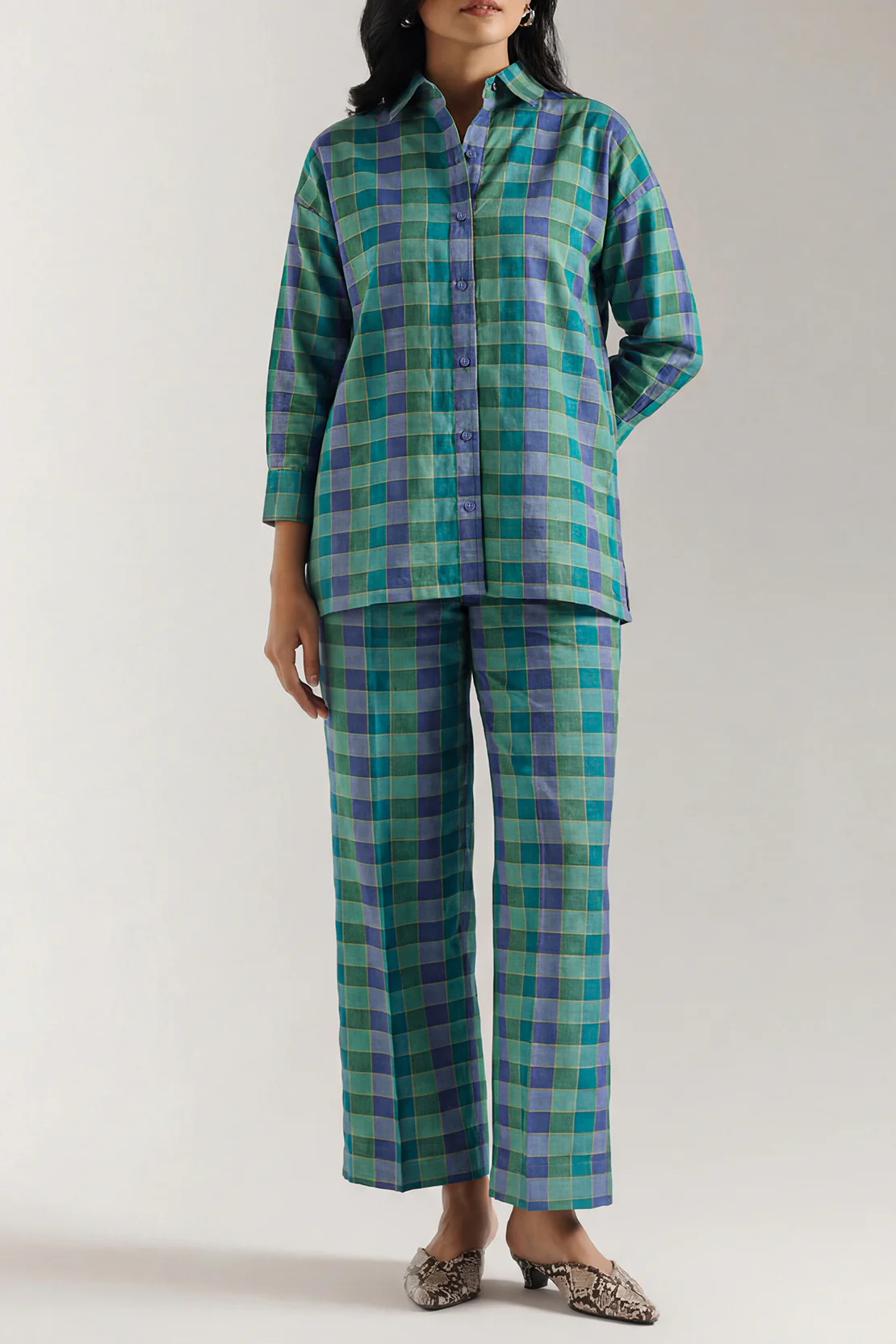 Printed Khaddar Stitched 2 Piece (Shirt/Trouser)
