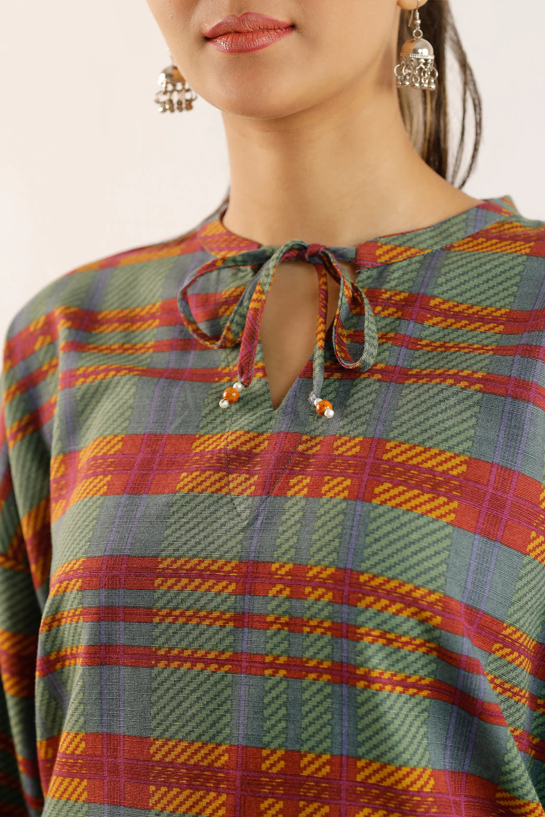 Printed Khaddar Stitched 2 Piece (Shirt/Trouser) - Image 6
