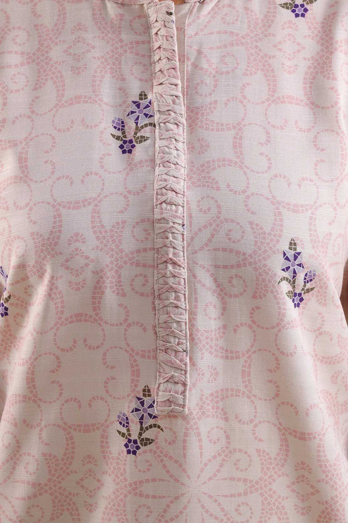 Printed Khaddar Stitched 2 Piece (Shirt/Trouser) - Image 3