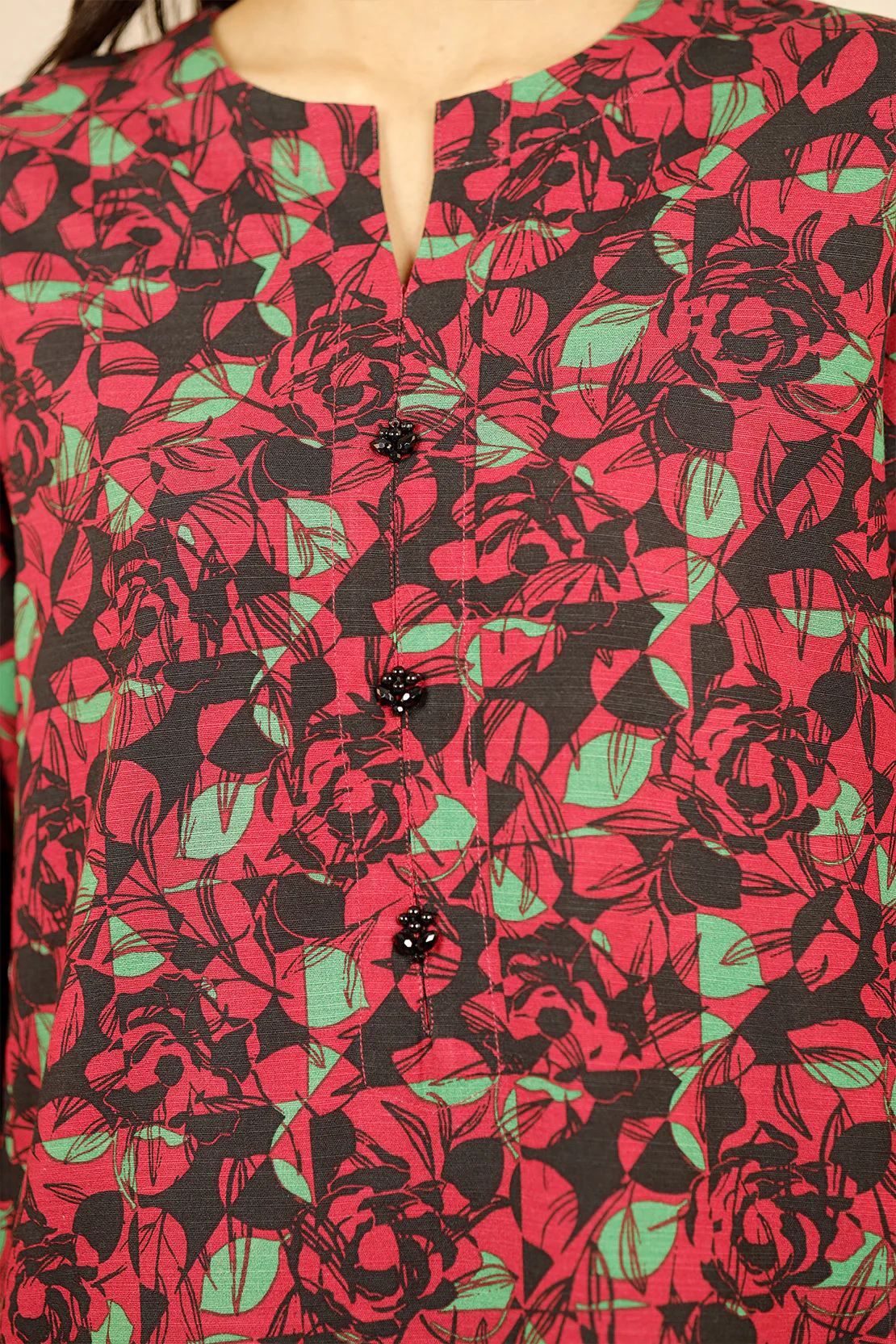 Printed Khaddar Stitched 2 Piece (Shirt/Trouser) - Image 5