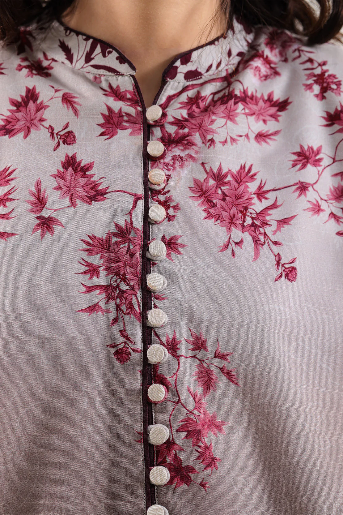 Printed Khaddar Stitched 2 Piece (Shirt/Trouser) - Image 4