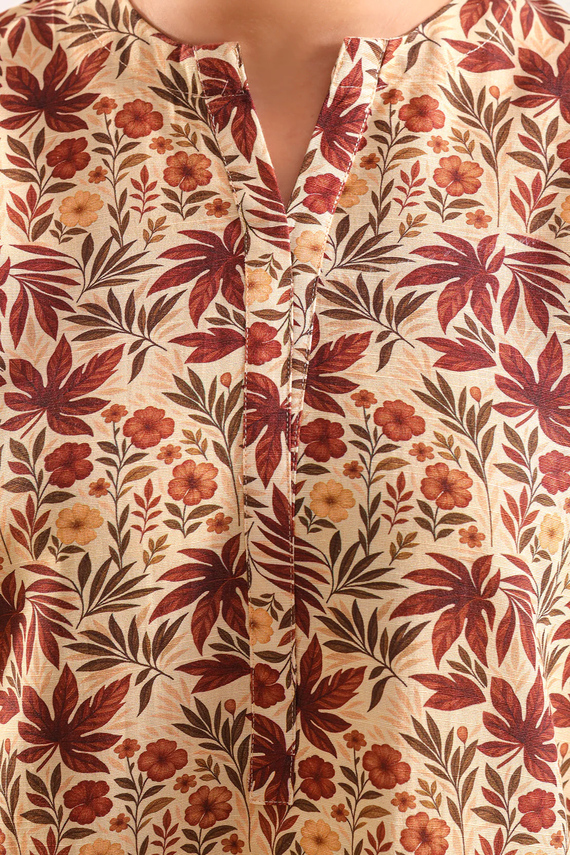 Printed Khaddar Stitched 2 Piece (Shirt/Trouser) - Image 4