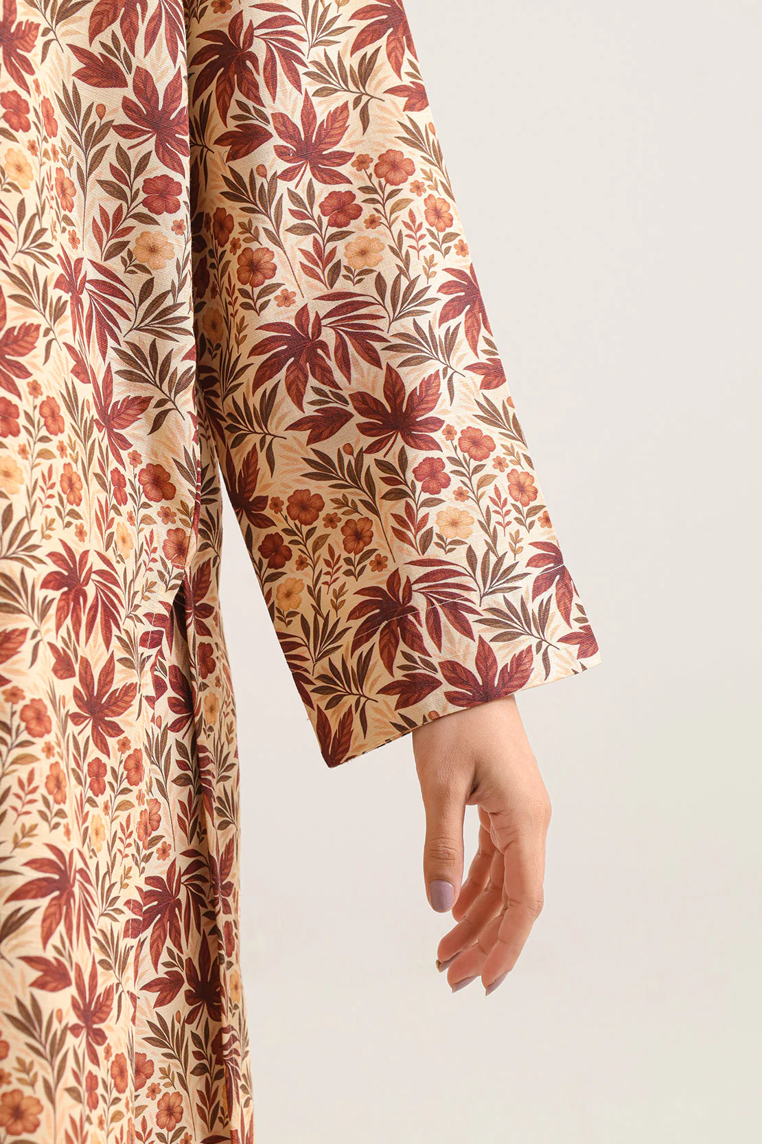 Printed Khaddar Stitched 2 Piece (Shirt/Trouser) - Image 5