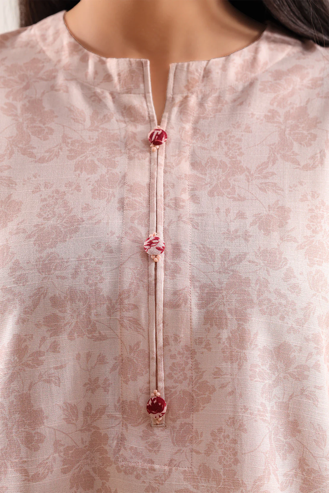 Printed Khaddar Stitched 2 Piece (Shirt/Trouser) - Image 3