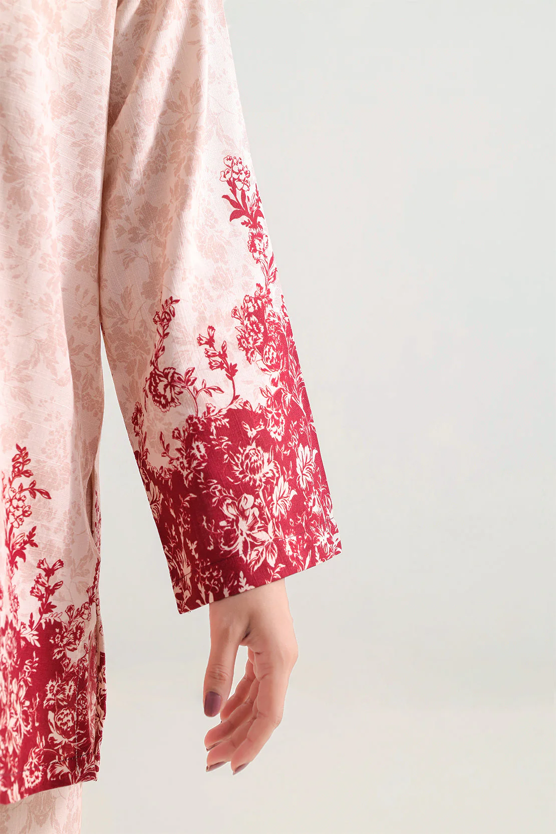 Printed Khaddar Stitched 2 Piece (Shirt/Trouser) - Image 4