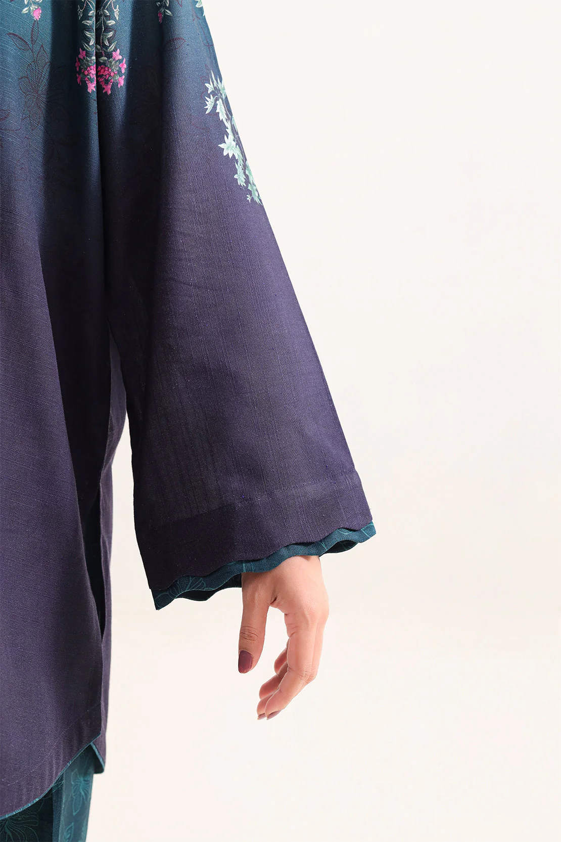 Printed Khaddar Stitched 2 Piece (Shirt/Trouser) - Image 5