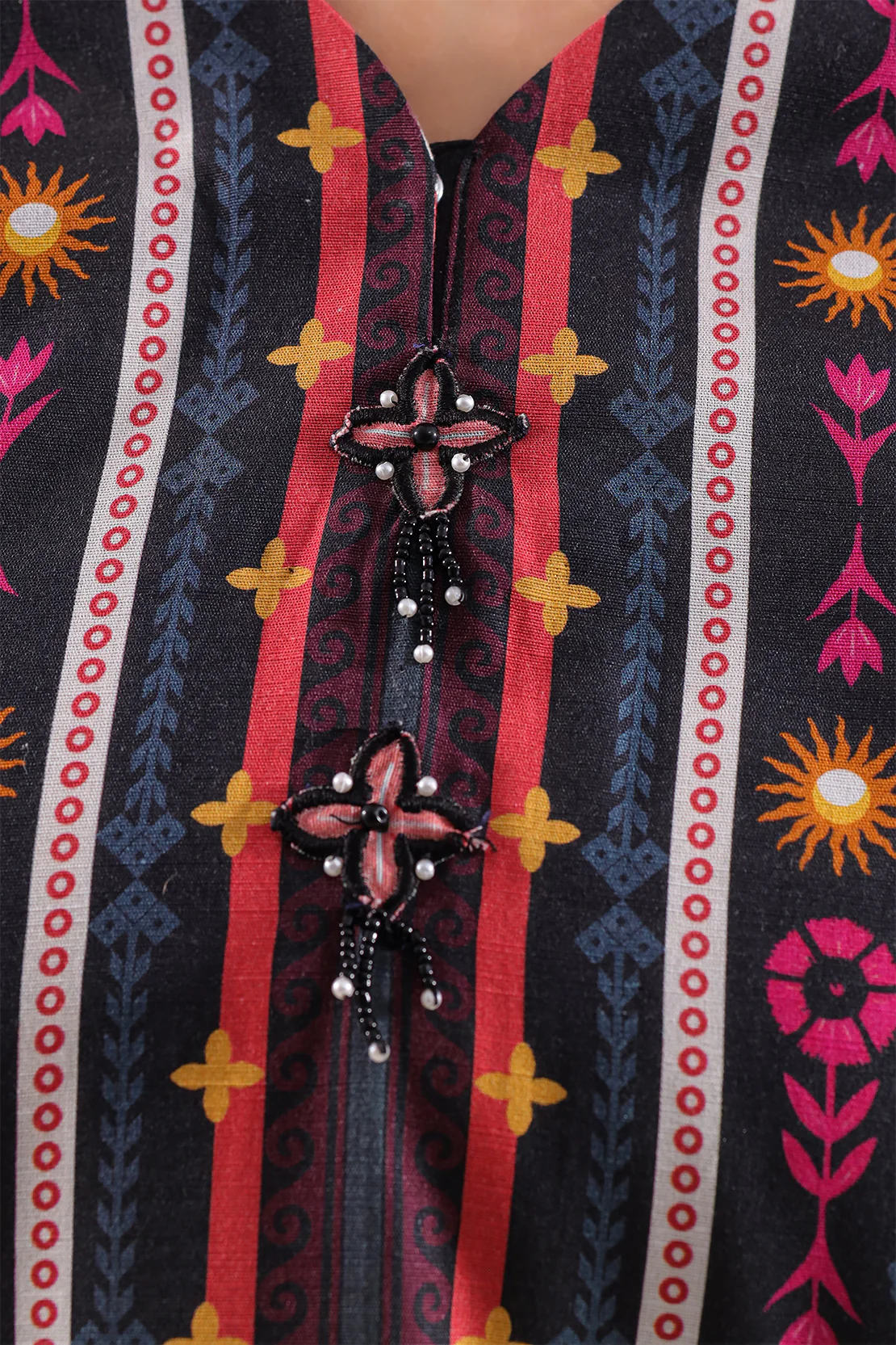 Printed Khaddar Stitched 2 Piece (Shirt/Trouser) - Image 3