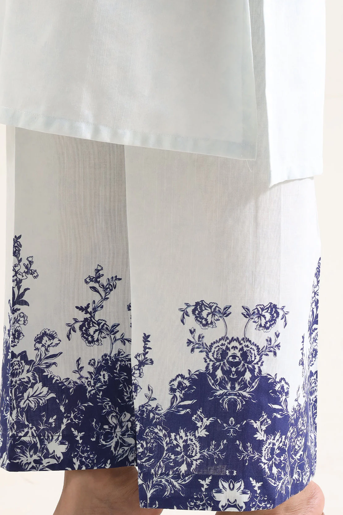 Printed Khaddar Stitched 2 Piece (Shirt/Trouser) - Image 7