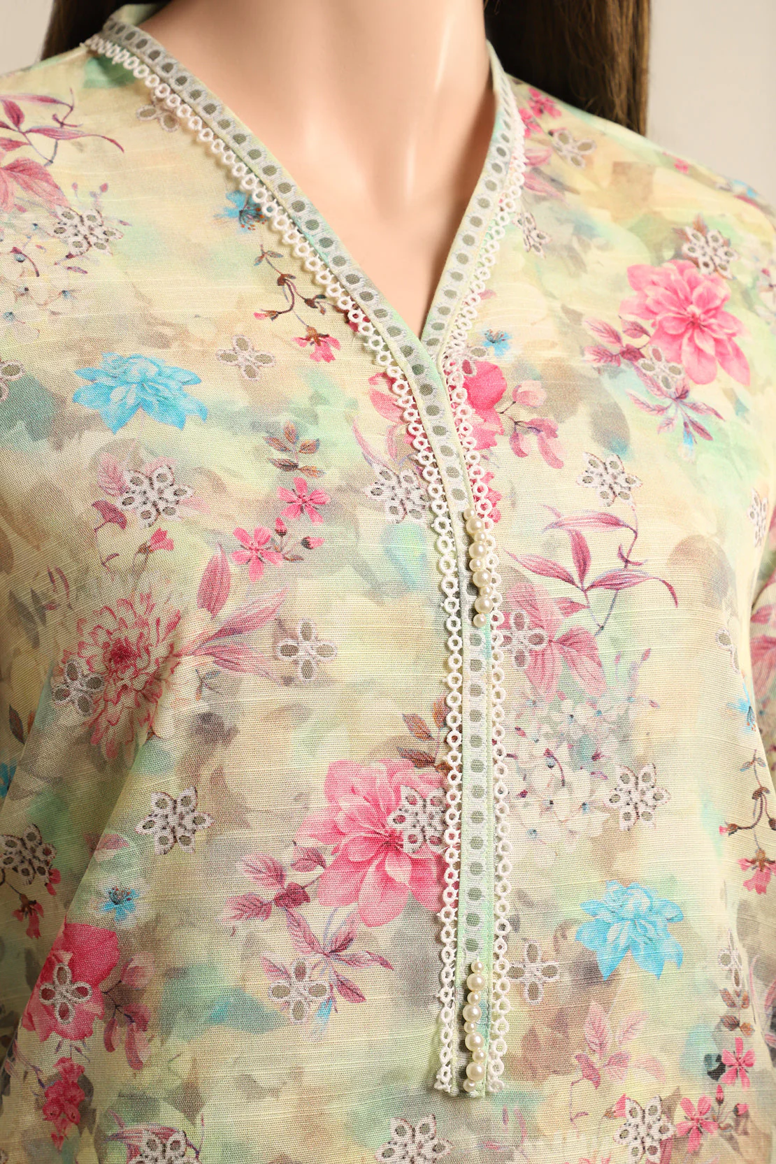 Printed Khaddar Stitched 3 Piece - Image 3