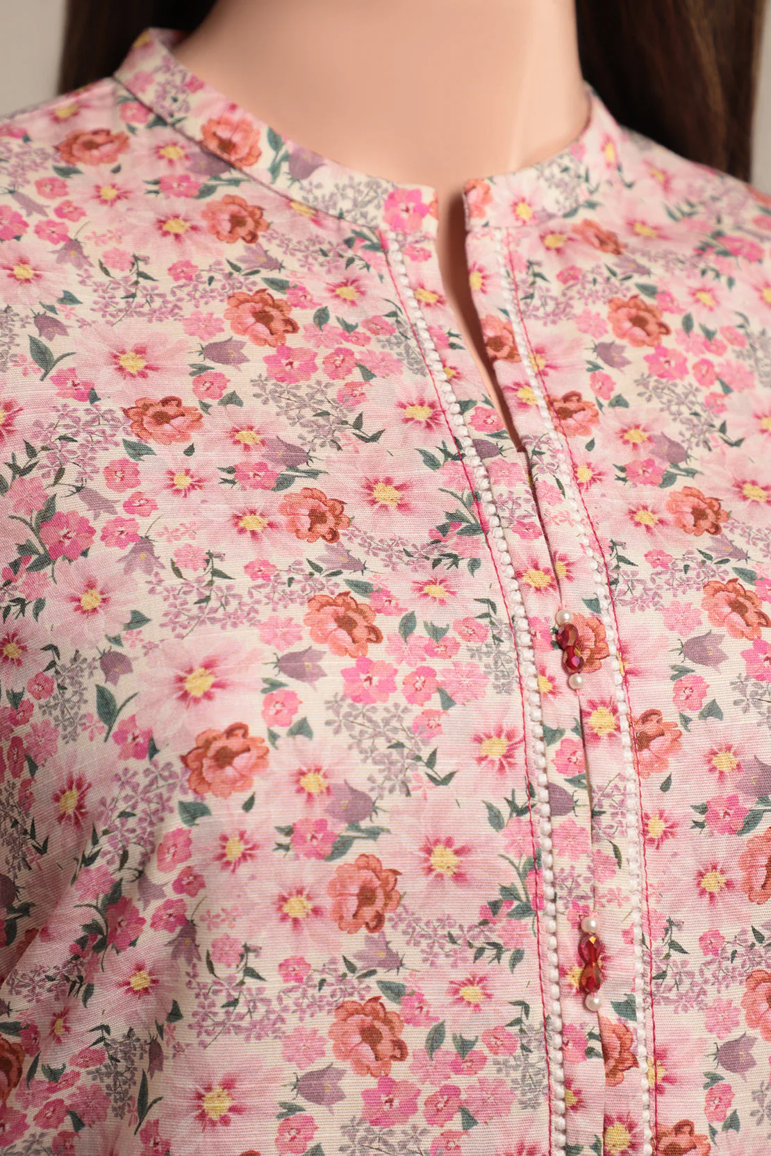 Printed Khaddar Stitched 3 Piece - Image 4