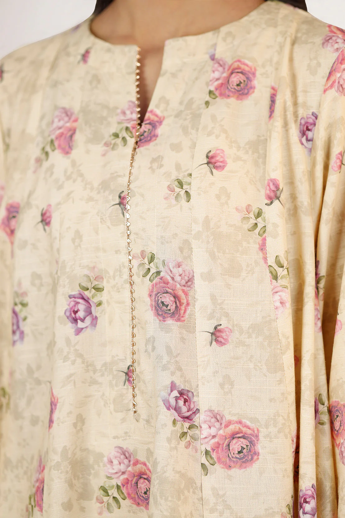 Printed Khaddar Stitched 3 Piece - Image 6
