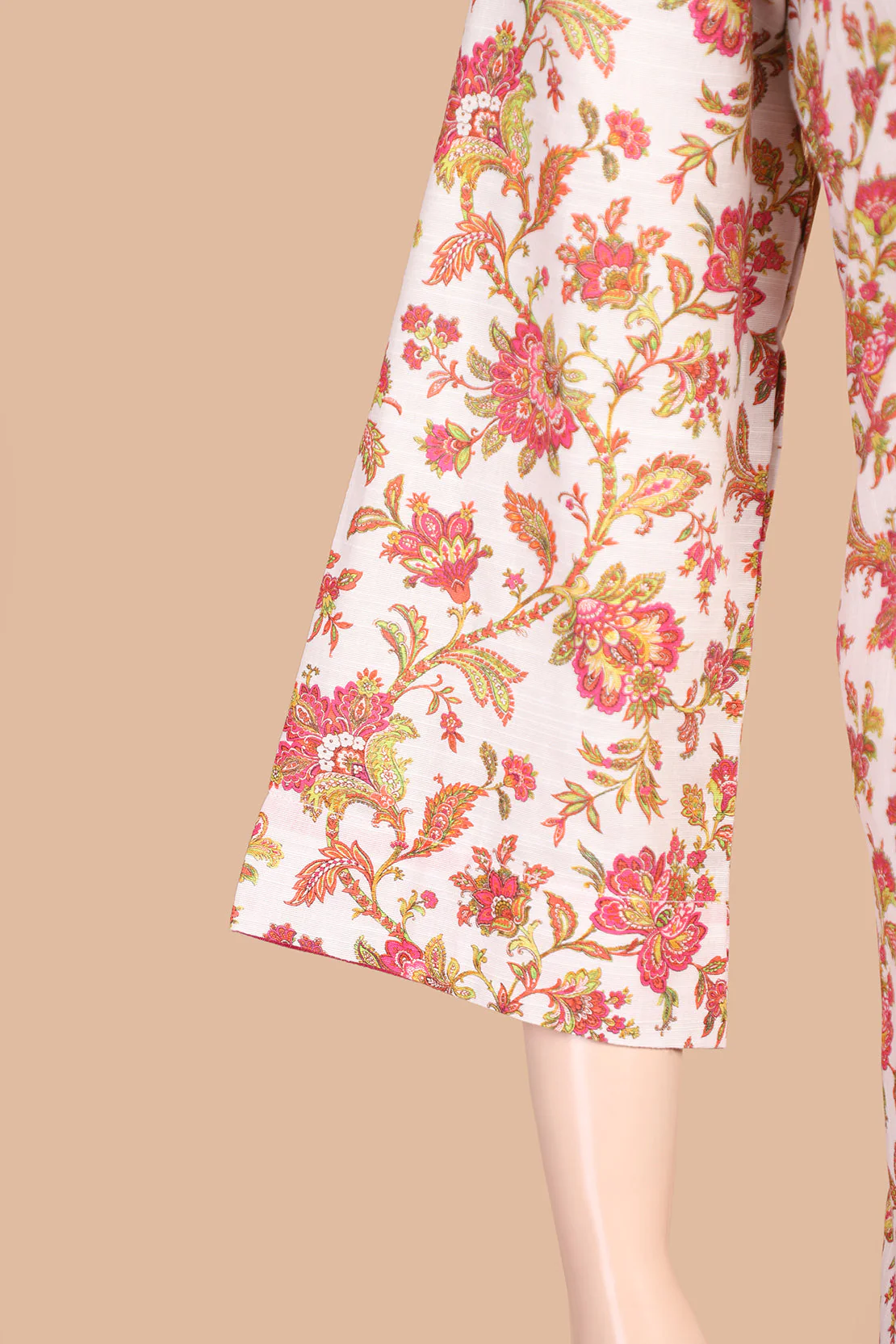 Printed Khaddar Stitched Shirt - Image 4