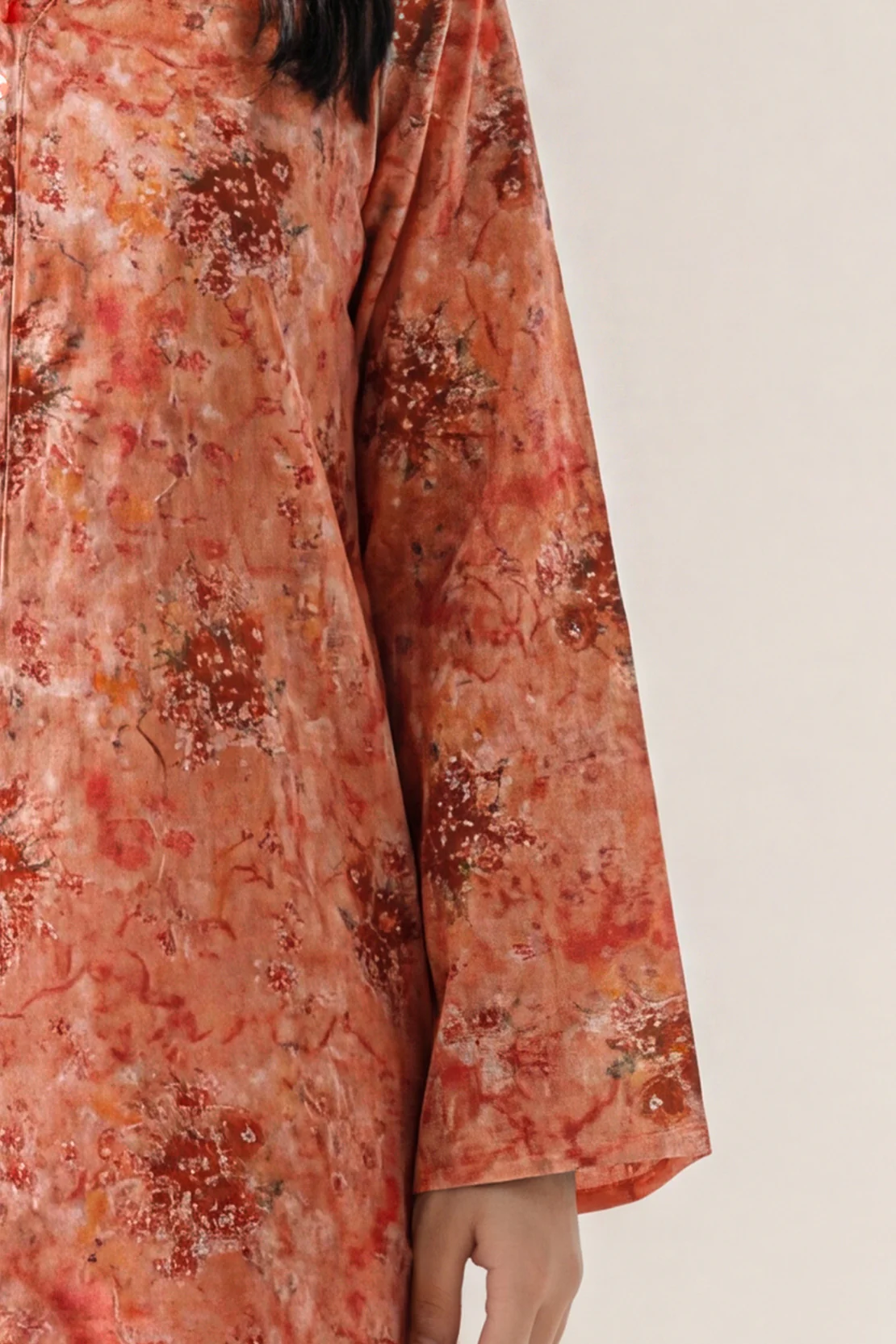Printed Khaddar Stitched Shirt - Image 4