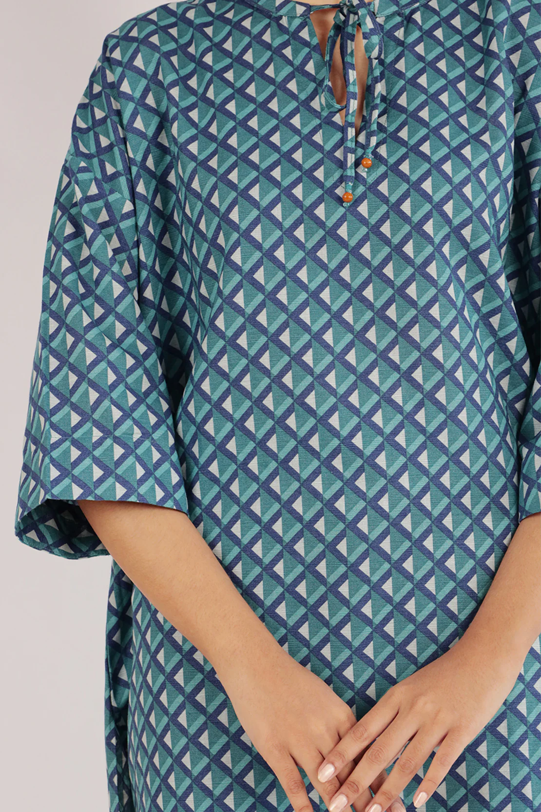 Printed Khaddar Stitched Shirt - Image 4