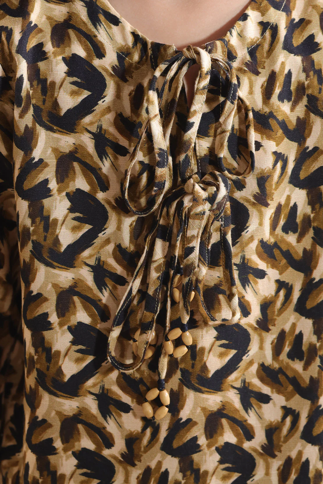 Printed Khaddar Stitched Shirt For Kids - Image 3