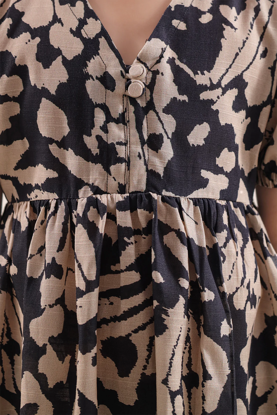 Printed Khaddar Stitched Shirt For Kids - Image 4