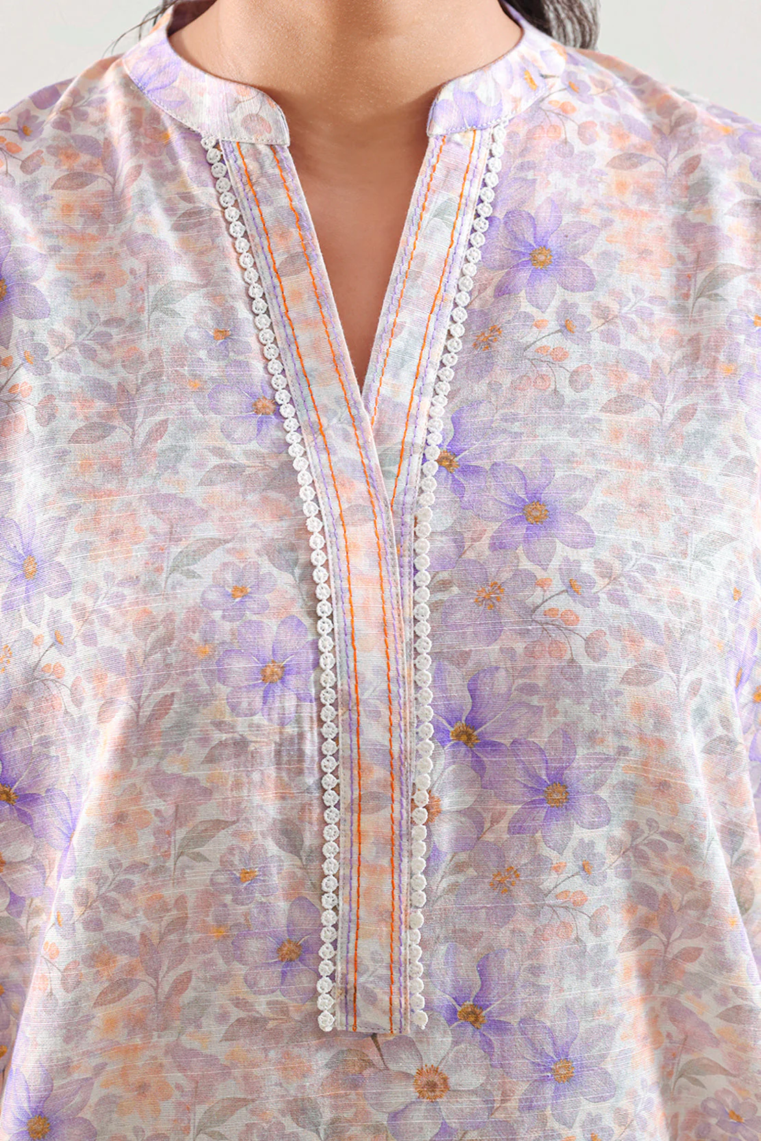 Printed Khaddar Stitched Shirt For Kids - Image 3