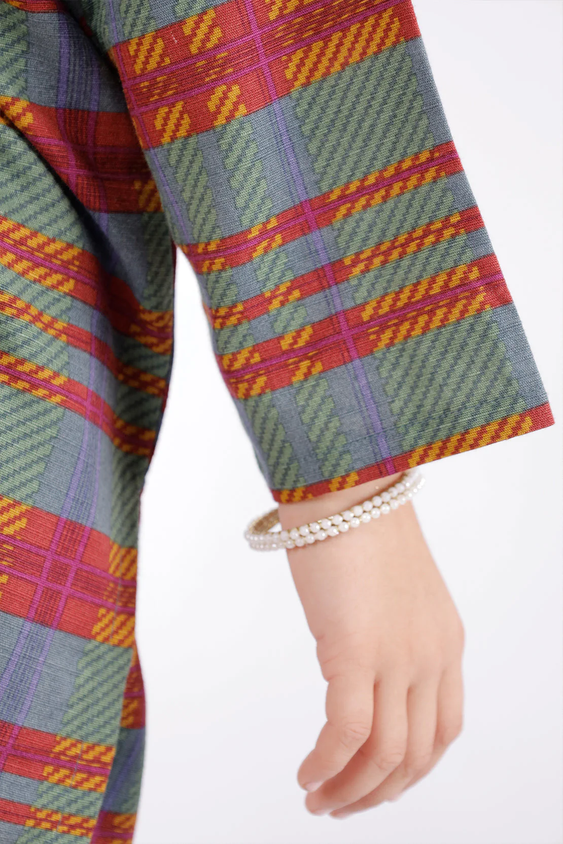 Printed Khaddar Stitched Shirt/trouser For Kids - Image 6