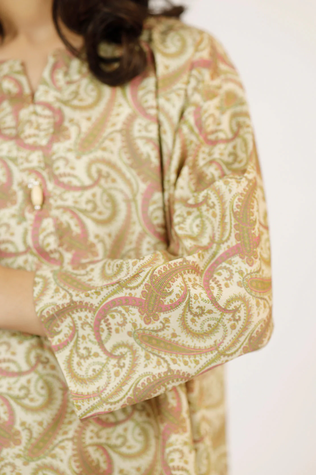 Printed Khaddar Stitched Shirt/trouser For Kids - Image 4