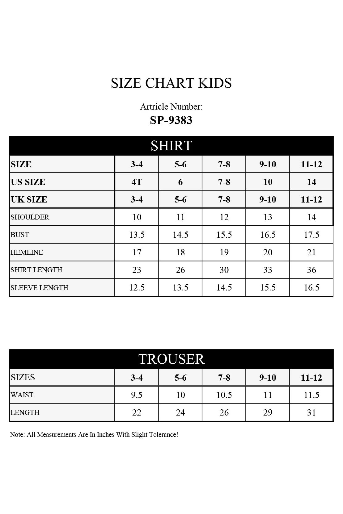 Printed Khaddar Stitched Shirt/trouser For Kids - Image 9