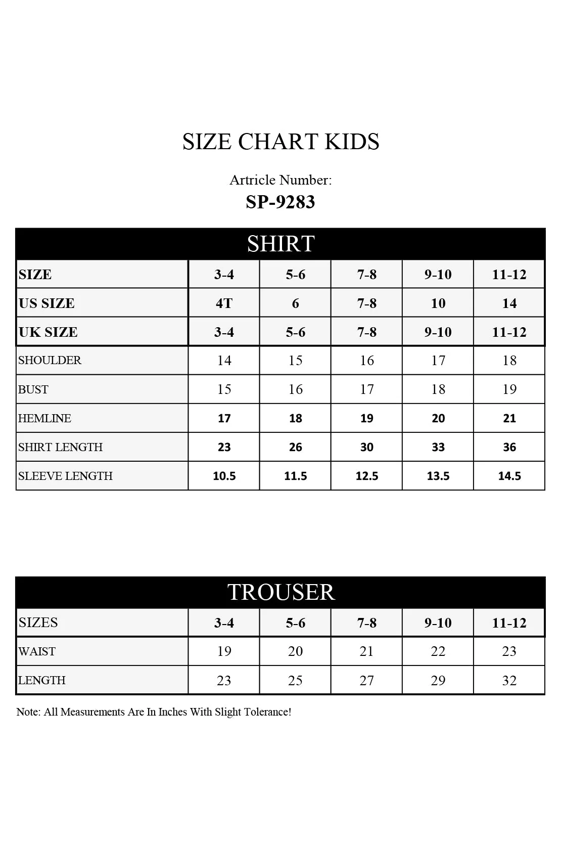 Printed Khaddar Stitched Shirt/trouser For Kids - Image 9