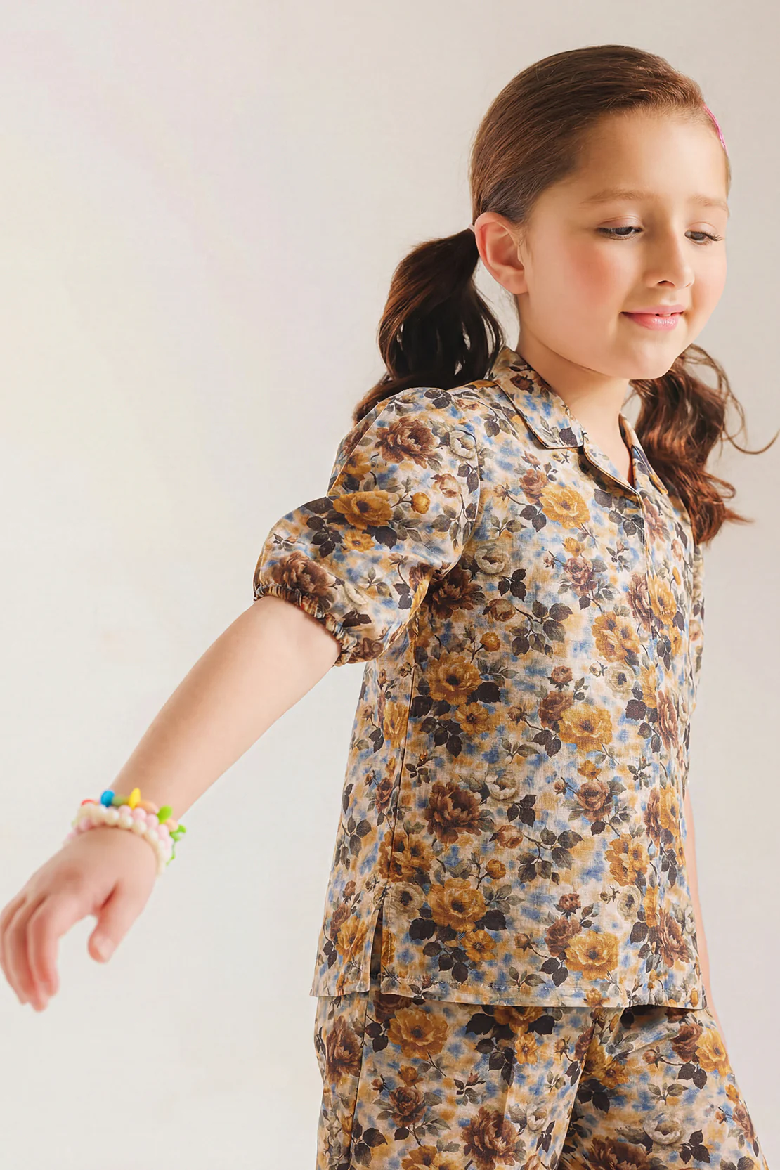 Printed Khaddar Stitched Shirt/Trouser For Kids