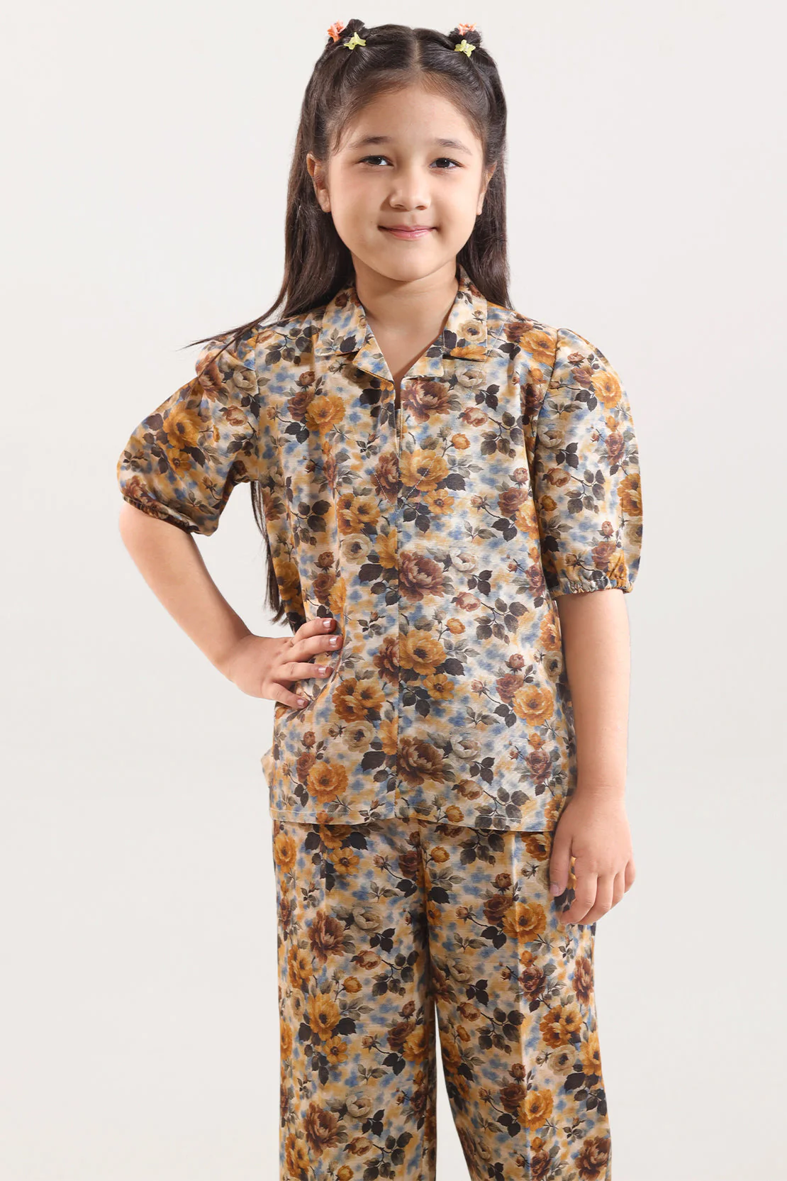 Printed Khaddar Stitched Shirt/Trouser For Kids - Image 3