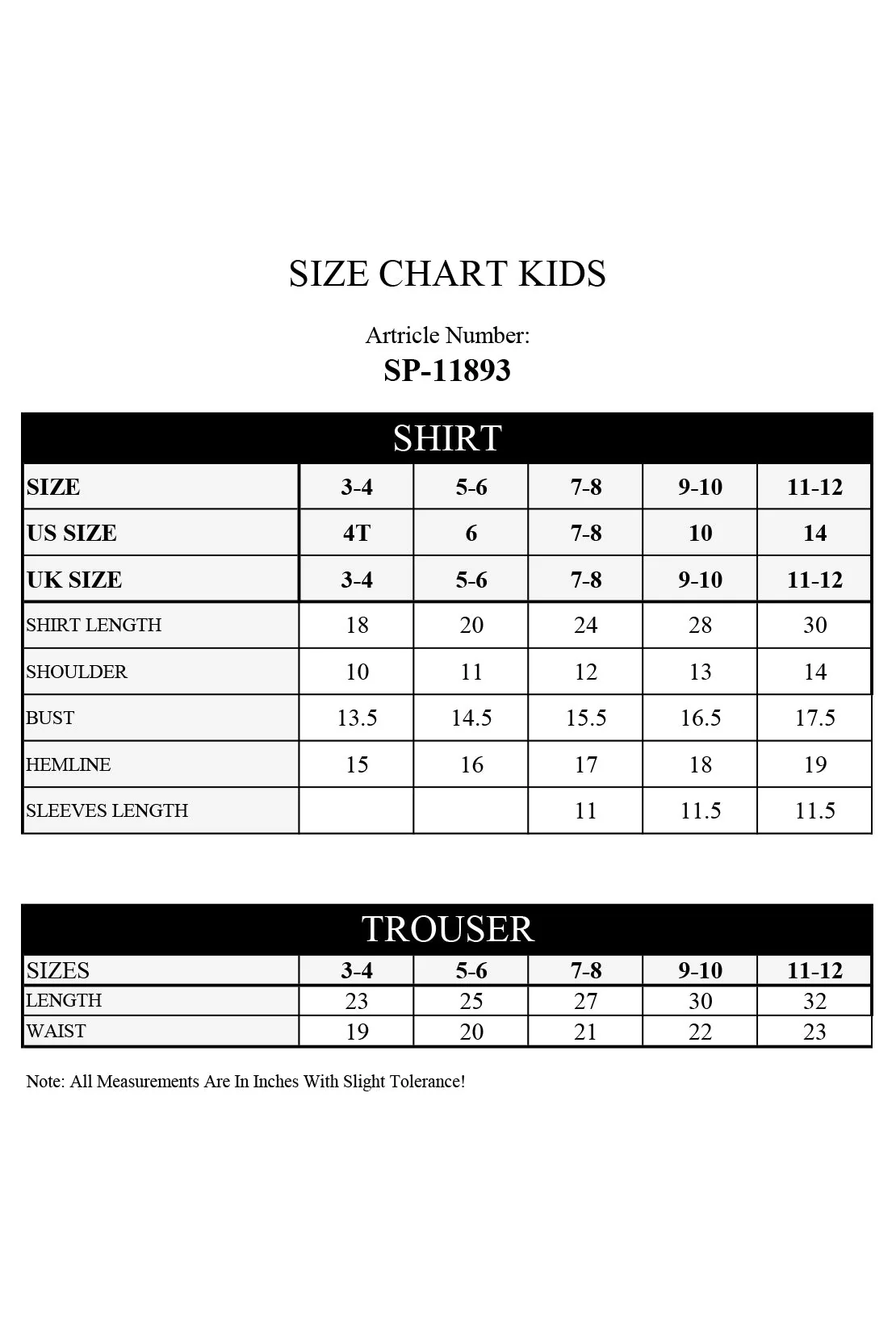 Printed Khaddar Stitched Shirt/Trouser For Kids - Image 6