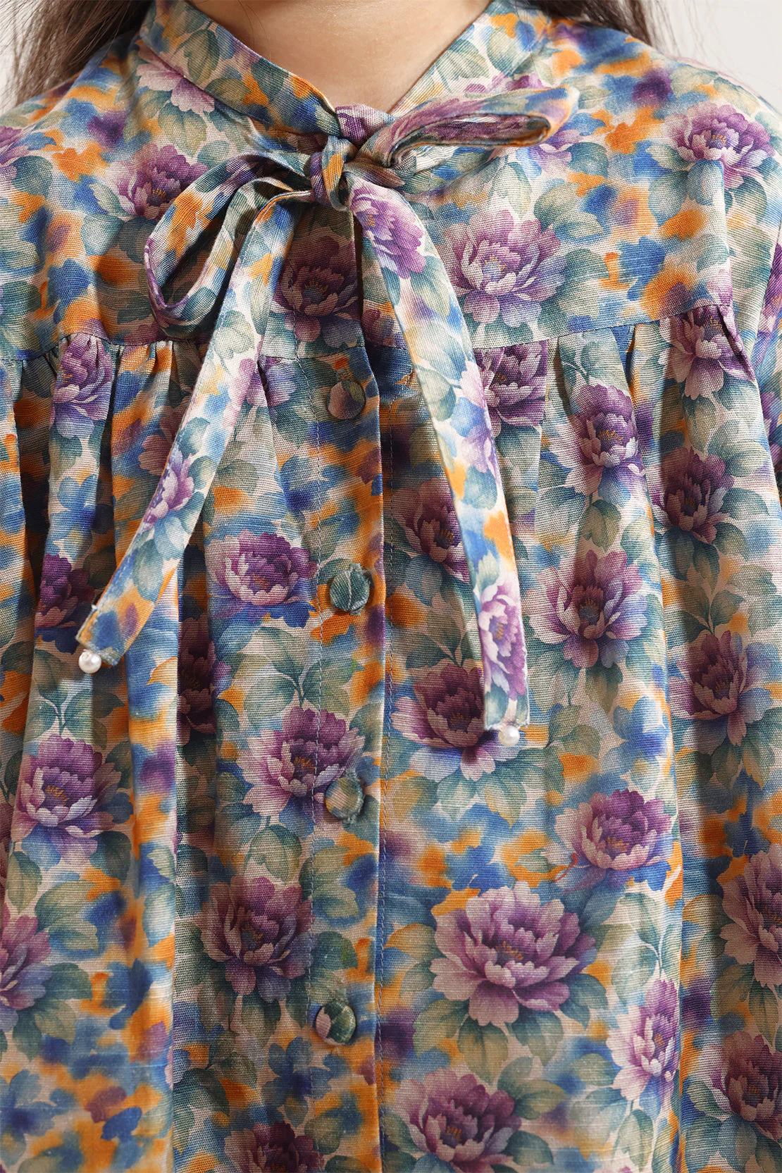Printed Khaddar Stitched Shirt/Trouser For Kids - Image 3