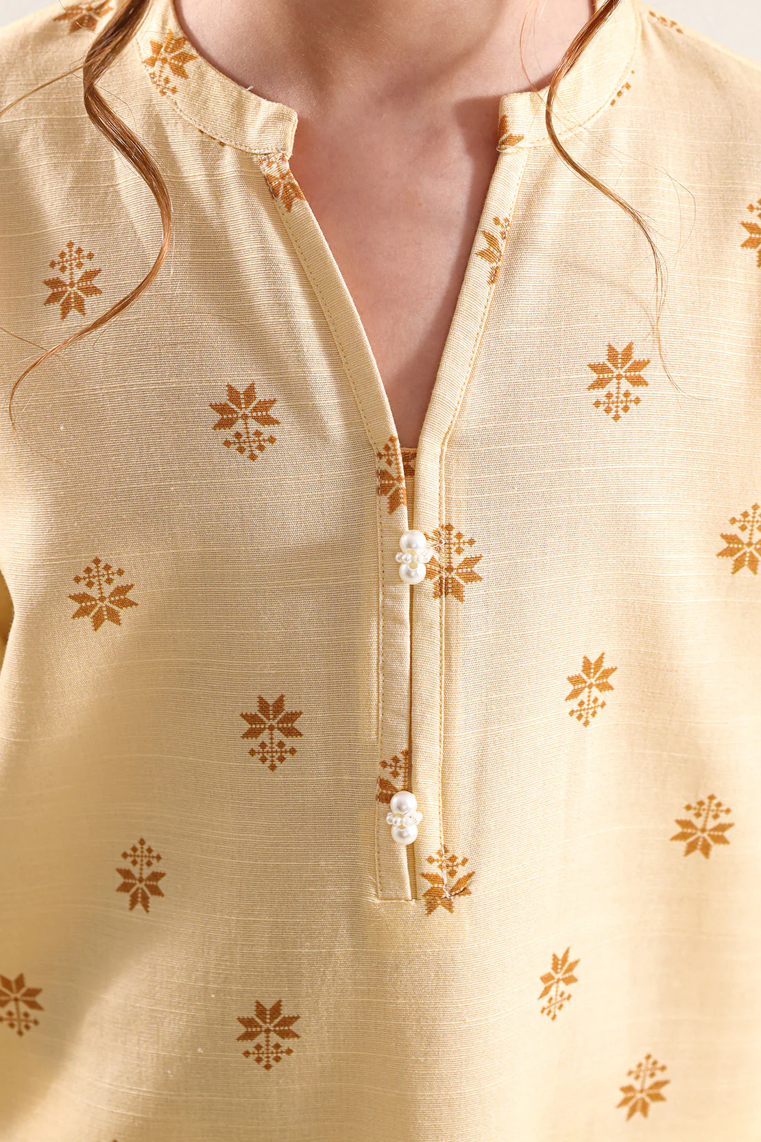Printed Khaddar Stitched Shirt/Trouser For Kids - Image 4