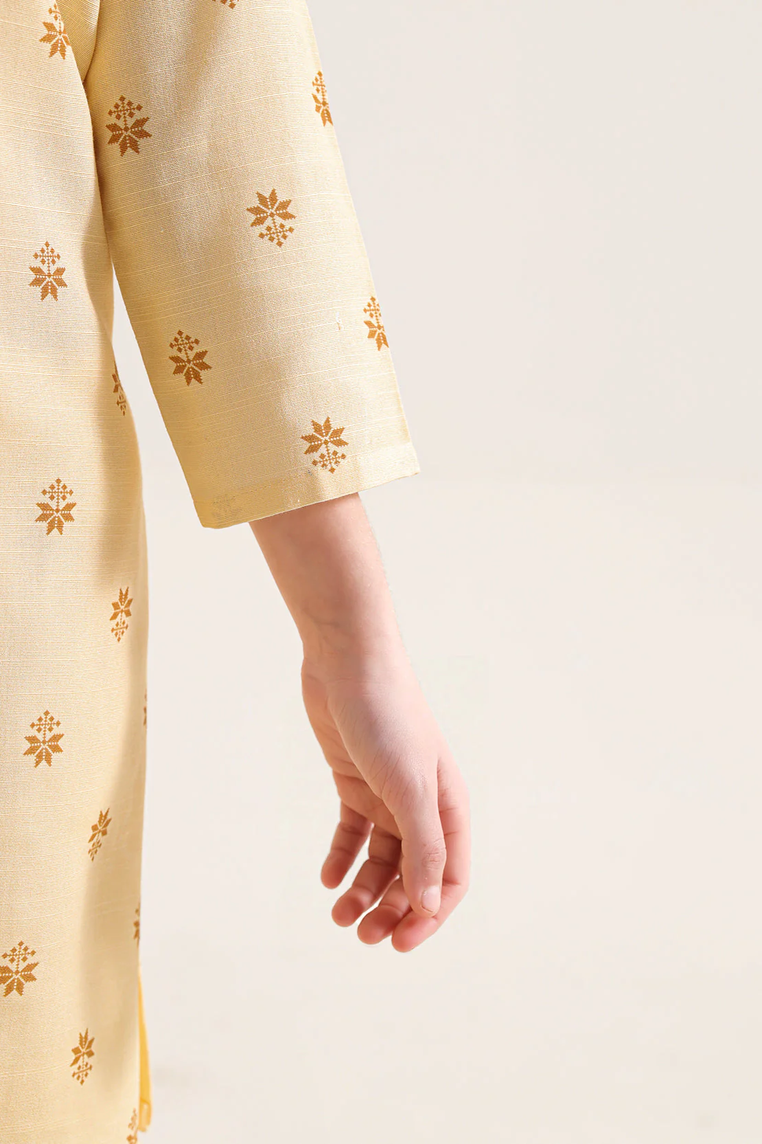 Printed Khaddar Stitched Shirt/Trouser For Kids - Image 5