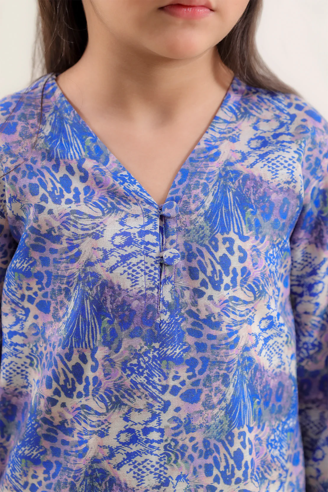 Printed Khaddar Stitched Shirt/Trouser For Kids - Image 4